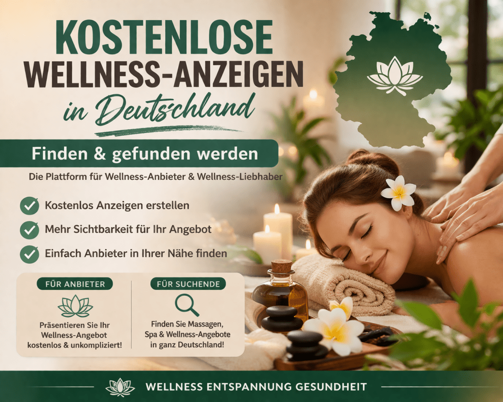 Kostenlose Wellness‑Anzeigen in Deutschland